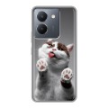 Дизайнерский силиконовый чехол для Vivo Y36 Коты
