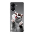 Дизайнерский силиконовый чехол для Xiaomi Poco C65 Коты