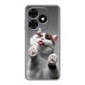 Дизайнерский силиконовый чехол для Tecno Spark Go 2024 Коты