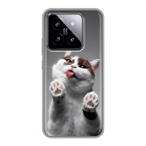 Дизайнерский силиконовый чехол для Xiaomi 14 Коты