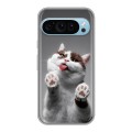 Дизайнерский силиконовый чехол для Google Pixel 9 Коты