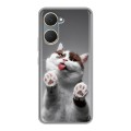 Дизайнерский силиконовый чехол для Vivo Y03 Коты