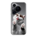 Дизайнерский силиконовый чехол для Huawei Pura 70 Pro Коты