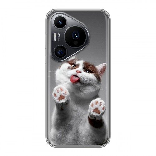 Дизайнерский силиконовый чехол для Huawei Pura 70 Pro Коты