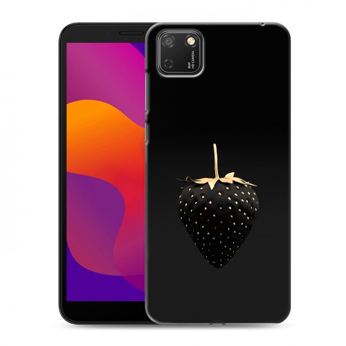 Дизайнерский силиконовый чехол для Huawei Honor 9S Черная клубника
