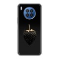 Дизайнерский силиконовый чехол для Huawei Nova 8i Черная клубника