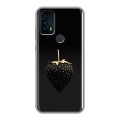 Дизайнерский силиконовый чехол для TCL 20B Черная клубника
