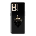 Дизайнерский силиконовый чехол для OPPO Reno7 Черная клубника