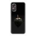 Дизайнерский силиконовый чехол для OPPO A17 Черная клубника