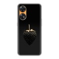 Дизайнерский силиконовый чехол для OPPO Reno8 T Черная клубника