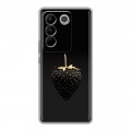 Дизайнерский силиконовый чехол для Vivo V27 Черная клубника