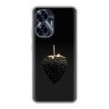 Дизайнерский силиконовый чехол для Realme C55 Черная клубника
