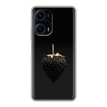Дизайнерский силиконовый чехол для XIaomi Poco F5 Черная клубника
