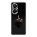 Дизайнерский силиконовый чехол для Huawei Nova 11i Черная клубника