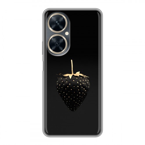 Дизайнерский силиконовый чехол для Huawei Nova 11i Черная клубника