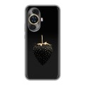 Дизайнерский силиконовый чехол для Huawei Nova 11 Черная клубника