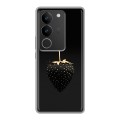 Дизайнерский силиконовый чехол для Vivo S17 Черная клубника