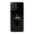 Дизайнерский силиконовый чехол для Xiaomi RedMi 12 Черная клубника