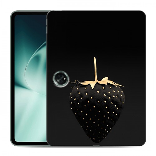 Дизайнерский силиконовый чехол для OnePlus Pad Черная клубника