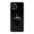 Дизайнерский силиконовый чехол для Itel S23 Черная клубника