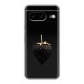 Дизайнерский силиконовый чехол для Google Pixel 8 Черная клубника