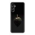 Дизайнерский силиконовый чехол для Samsung Galaxy A05s Черная клубника