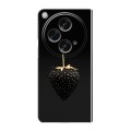 Дизайнерский пластиковый чехол для OPPO Find N3 Черная клубника