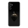 Дизайнерский силиконовый чехол для Samsung Galaxy A15 Черная клубника