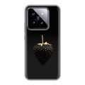 Дизайнерский силиконовый чехол для Xiaomi 14 Черная клубника
