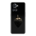 Дизайнерский силиконовый чехол для OnePlus Ace Черная клубника