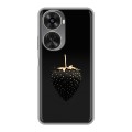 Дизайнерский силиконовый чехол для Huawei Nova 11 SE Черная клубника