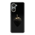 Дизайнерский силиконовый чехол для Vivo Y03 Черная клубника
