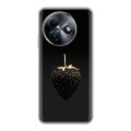 Дизайнерский силиконовый чехол для Itel S24 Черная клубника