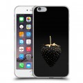 Дизайнерский силиконовый чехол для Iphone 6 Plus/6s Plus Черная клубника
