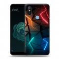 Дизайнерский силиконовый чехол для Xiaomi Mi A2 Абстракция неон