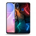 Дизайнерский пластиковый чехол для Vivo Y95 Абстракция неон