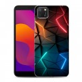 Дизайнерский силиконовый чехол для Huawei Honor 9S Абстракция неон