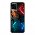 Дизайнерский силиконовый чехол для Vivo Y33s Абстракция неон