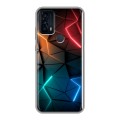Дизайнерский силиконовый чехол для TCL 20B Абстракция неон