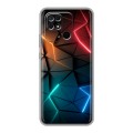 Дизайнерский силиконовый чехол для Xiaomi Redmi 10C Абстракция неон