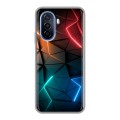 Дизайнерский силиконовый чехол для Huawei Nova Y70 Абстракция неон