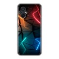 Дизайнерский силиконовый чехол для Xiaomi Poco M5 Абстракция неон