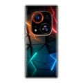 Дизайнерский силиконовый чехол для Tecno Phantom X2 Pro Абстракция неон