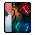 Дизайнерский силиконовый чехол для OPPO Pad Air Абстракция неон