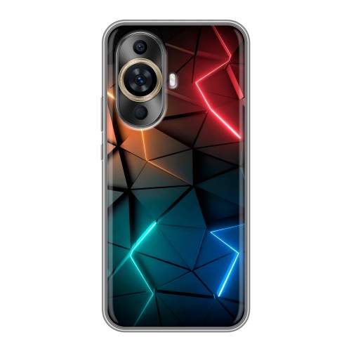 Дизайнерский силиконовый чехол для Huawei Nova 11 Абстракция неон