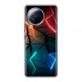 Дизайнерский силиконовый чехол для Xiaomi Civi 3 Абстракция неон