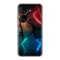 Дизайнерский силиконовый чехол для ASUS ZenFone 9 Абстракция неон