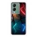 Дизайнерский силиконовый чехол для Vivo Y17s Абстракция неон
