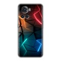 Дизайнерский силиконовый чехол для OnePlus Ace Абстракция неон