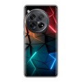 Дизайнерский силиконовый чехол для OnePlus 12 Абстракция неон